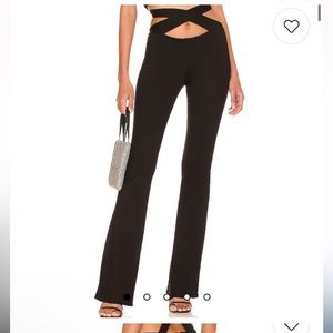 Black Amanda Uprichad Pants